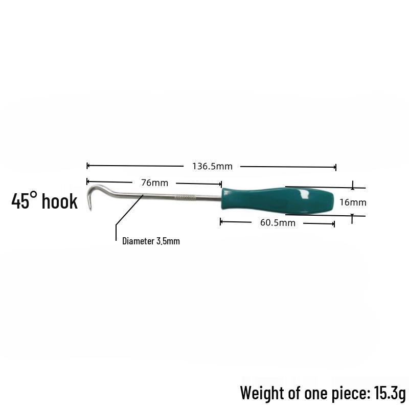 

4-Piece Mini Oil Seal Hook & Screwdriver Set for Auto Repair