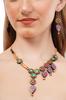 Handmade Terracotta Jewelry Set: Dangle Necklace & Earrings