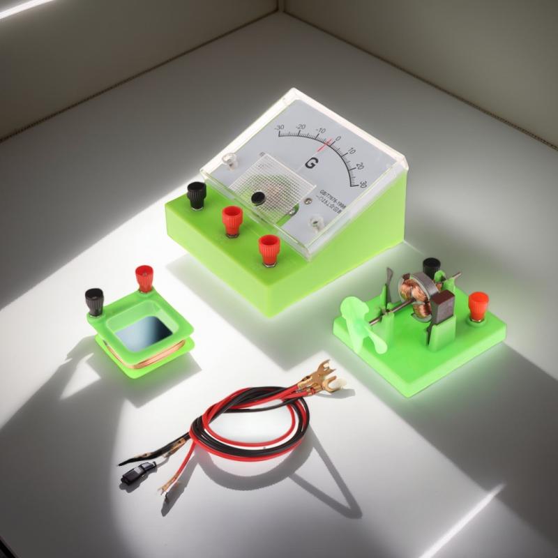 1Set Physics Electromagnetic Induction Experiment Coil Copper DC Motor Teaching Solenoid Experimental Equipment