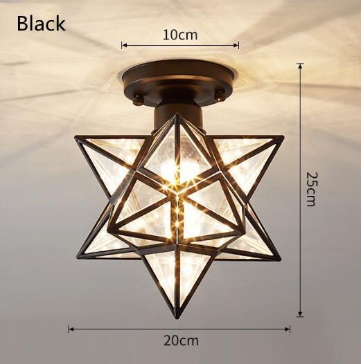 Modern Indoor Ceiling Light AC110v 220v Nordic Crystal Ceiling Lamps Aisle Staircase Ceiling Decoration Lamp E27 Surface Light