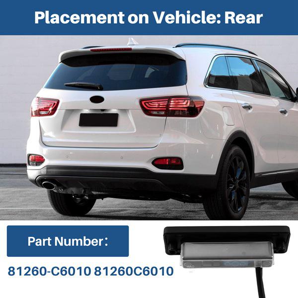 Black ABS Car Trunk Switch 81260-C6010 Compatible with Qi None