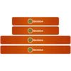 Car Sticker 4PCS Carbon Fiber Car Door Sill Protection Door Sill Anti-Scratch Stickers For Skoda Yeti Octavia A7 A5 Kodiaq Karoq   NL6