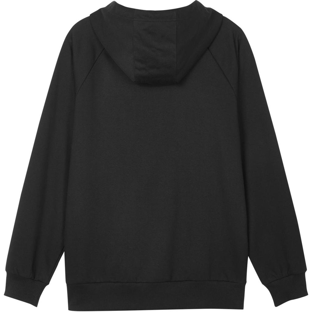 Skechers Logo Hooded Outdoor Casual Pullover Sweatshirt Unisex sweatshirt Black L324U095-0018