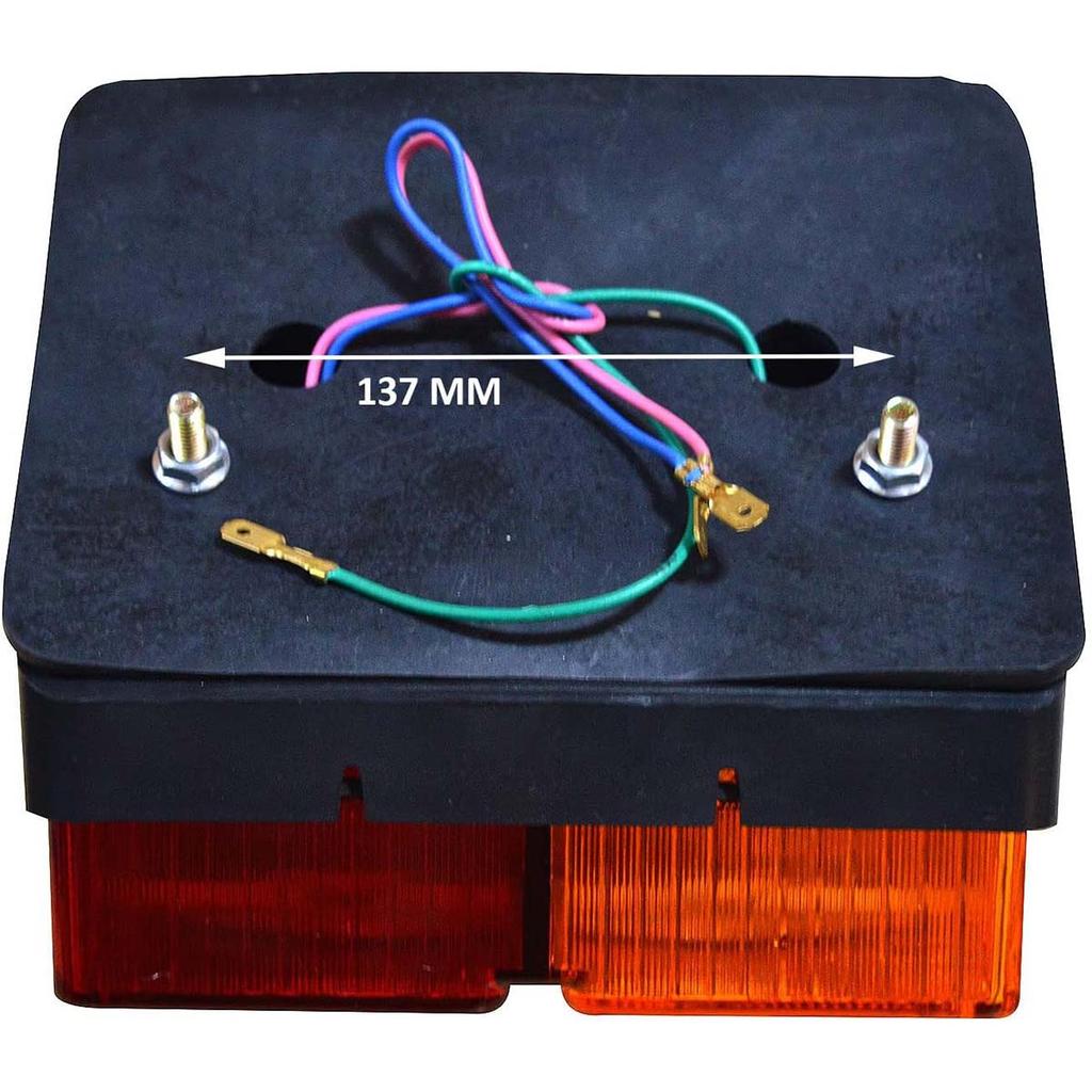 APSMOTIV Tail Light Assembly Replacement for Case/IH Compatibility,Fiat, Real Light Ford Tractors 6610 535 515 4610