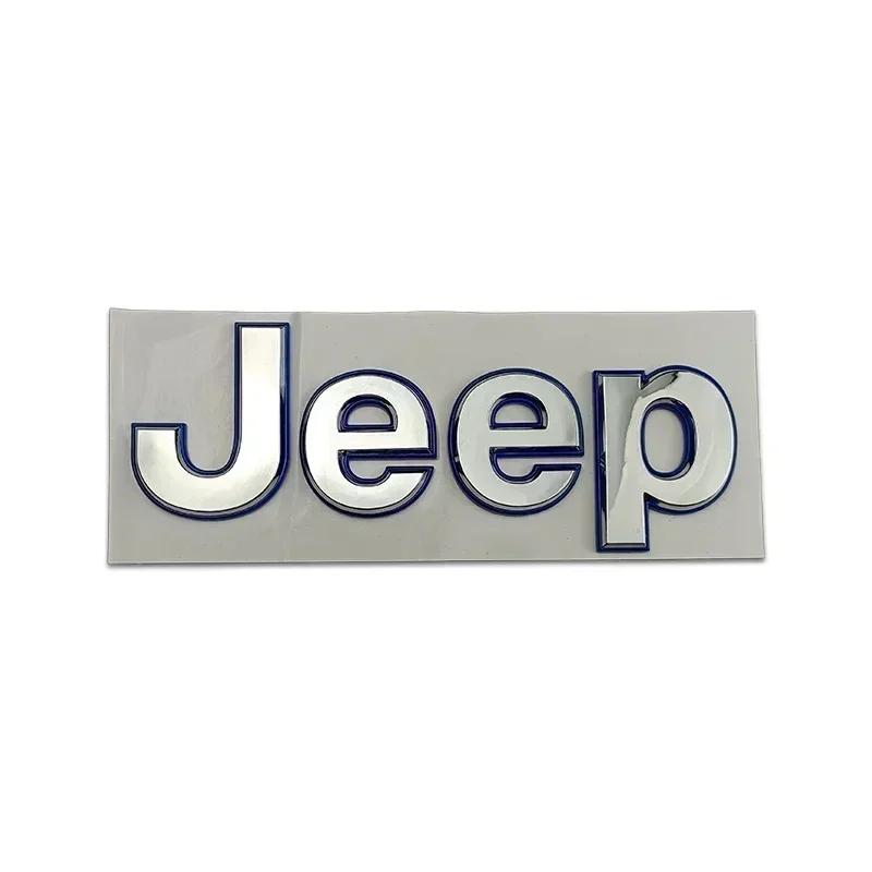 ABS Car Front Emblem for Jeep Grand Cherokee Commander Renegade Liberty Compass PatriotWrangler Tj Jk Trunk Decoration