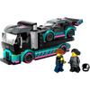 LEGO City Race Car and Transporter 60406 (Multicolor)