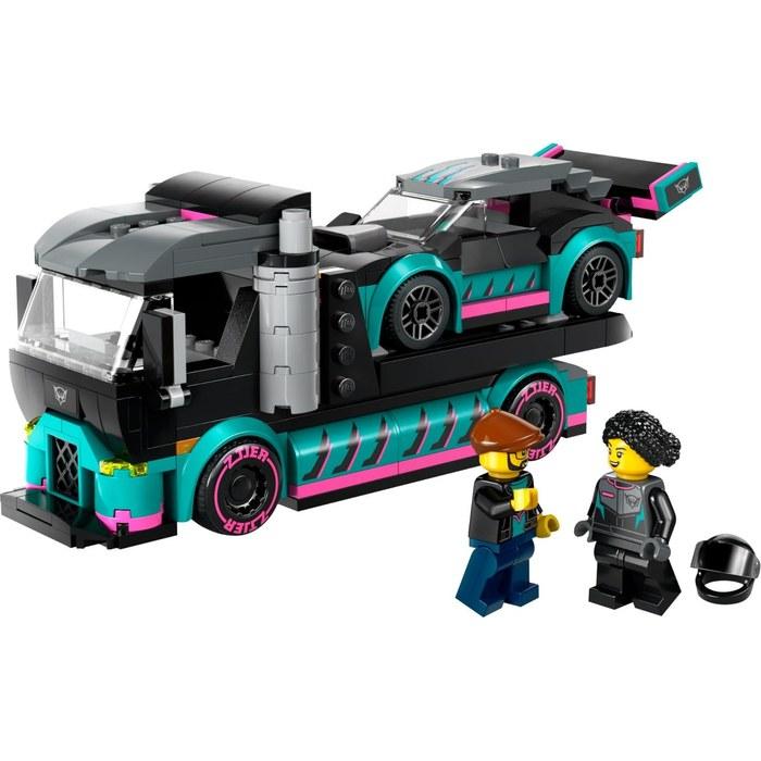 LEGO City Race Car and Transporter 60406 (Multicolor)