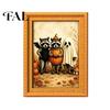 Decorative Soft Magnetic Stickers Wooden Black Cat Fridge Magnet, Seasonal Cartoon Kitchen Bathroom Decor, Autumn Home Decorations Cute Theme