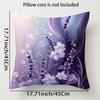 4Pcs Bright Flower Design Single-Sided Digital Printing Pillow Cover Short Plush Suitable Living Rooms Bedrooms Sofas
