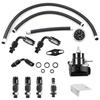 Adjustable FPR AN6 Fitting EFI Fuel Pressure Regulator For 7MGTE MKIII with Hose Line Fittings Oil 100psi Gauge Universal 