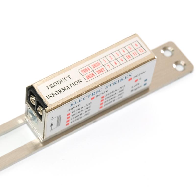 Industrial Strength Stainless Steel Long Type 12VDC Electric Strike Door Lock Fail Safe Security Feature Electronic Strike