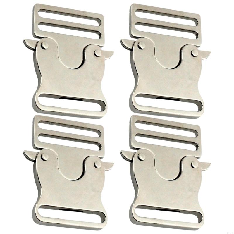 4 Pcs Quick Release Clip Easy to Use Webbing Bag Clip For Backpacks Repair Dog Leashes And Crafting