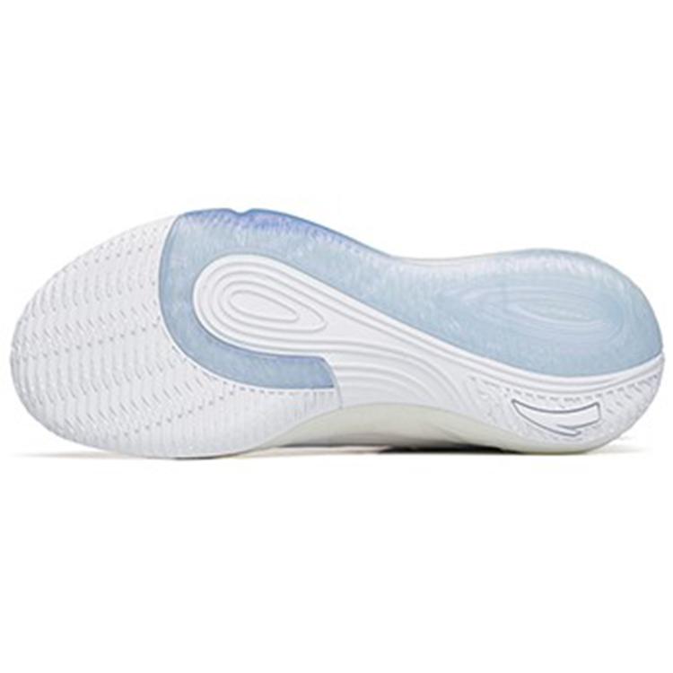 New Anta Bubble Bomb Anti Slip Wear Resistant Low Top Basketball Shoes Ivory White 112211603Q-3