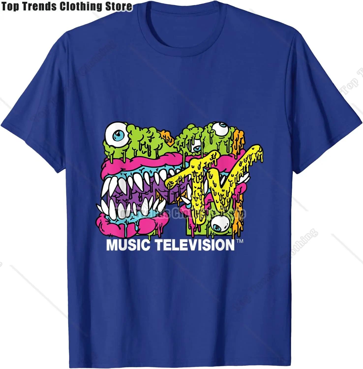 

Футболки с классическим логотипом MTV Moster Design 4XL