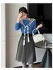 Woolen Women's A-line Pleated Skirt - 2025 Dark Gray Mid-Length Autumn/Winter Collection