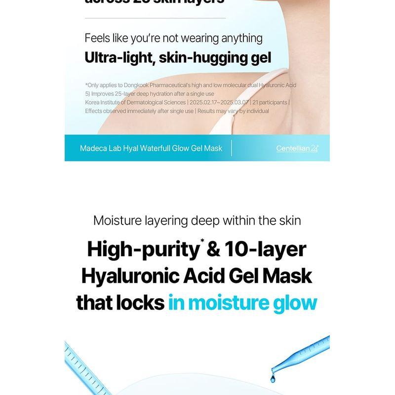 Centellian24 - Madeca Lab Glow Gel Mask 1 pc - 2 Types