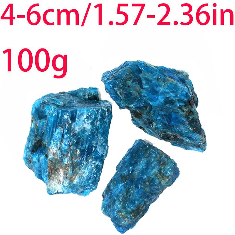 Collection Apatite Natural Blue Gemstone Mineral Specimens Rock Decorate Gift