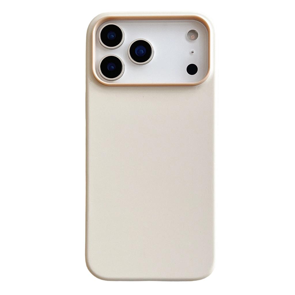 For iPhone 17 Pro Max Case Dual Color Liquid Silicone Phone Cover Large Camera Cutout