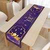 Eid Mubaraks Tablecloth Islamic Muslims Party Supplies Handmade Table Runner Table
