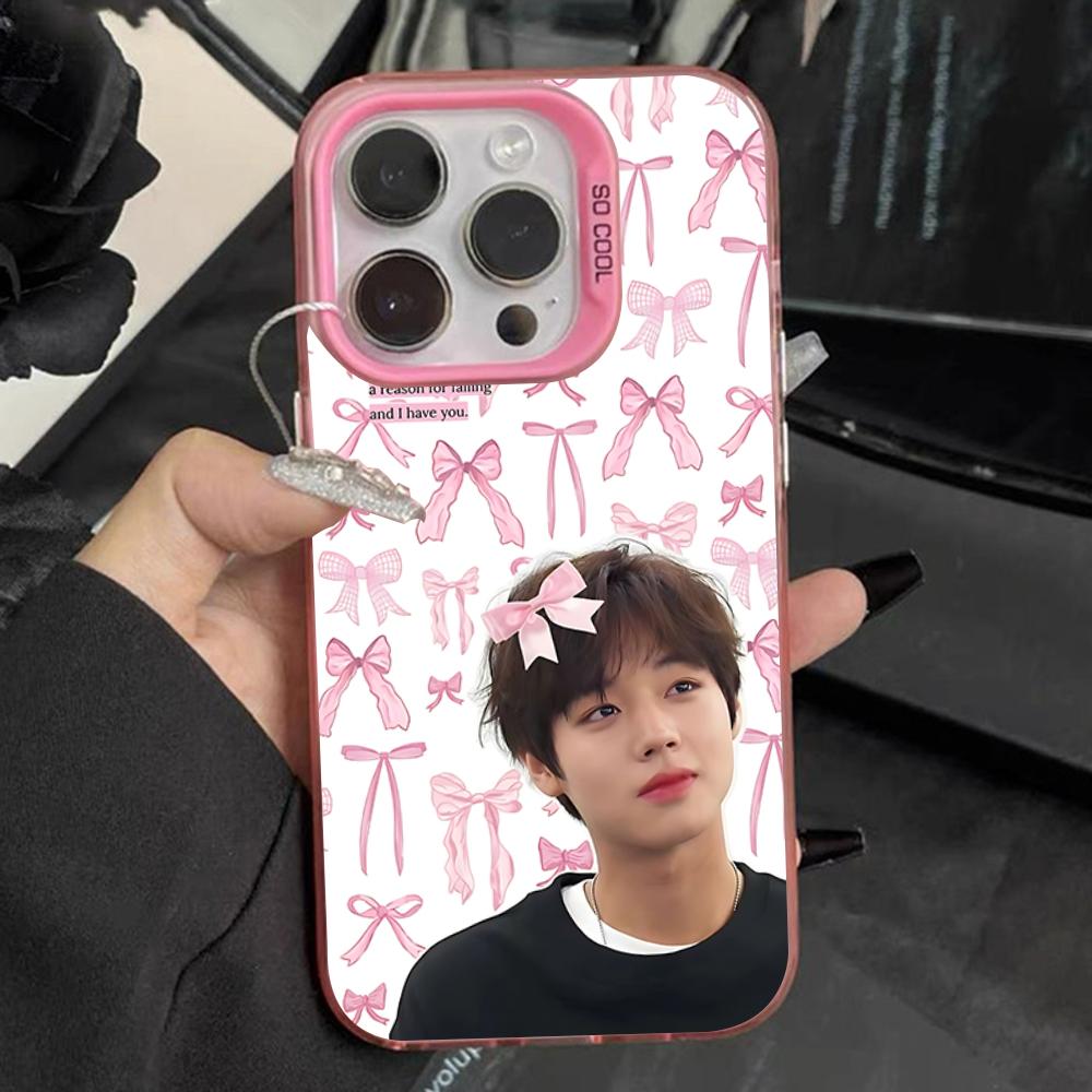 

Park Jihoon Yeon Si-eun Phone Case For iPhone 16,15,14,13,12,11,Pro,Max,Plus,Mini,XS,SE Anti Fall Pink Matte Hard Bumper iPhone13
