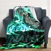 Customiz Name Personality Demon Slayer characters Blanket Soft &Warm Sofa Office Bed Travel Lunch Break Blanket, Gift Suitable All Seasons