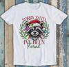 Désolé Père Noël j'ai été sauvage Mème de Noël T-shirt Cadeau Drôle 1829