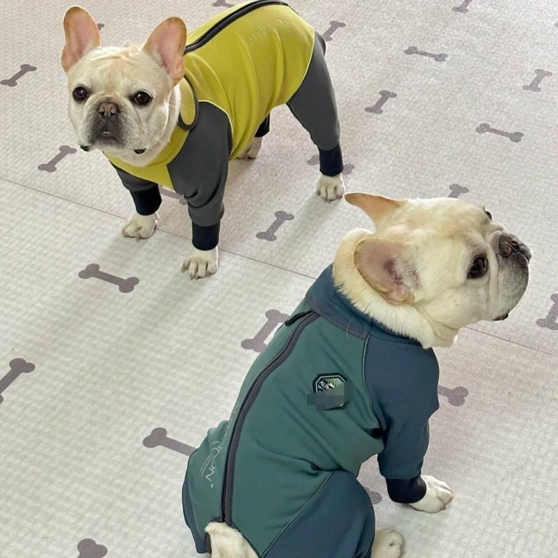 Warm Fleece-Lined Four-Legged Dog Sweater Small To Medium Breeds Winter Coat Pet Clothing