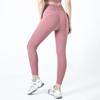 High Waist Hip-Lifting Yoga Pants - Breathable, Slimming, Solid Color Sharkskin Design