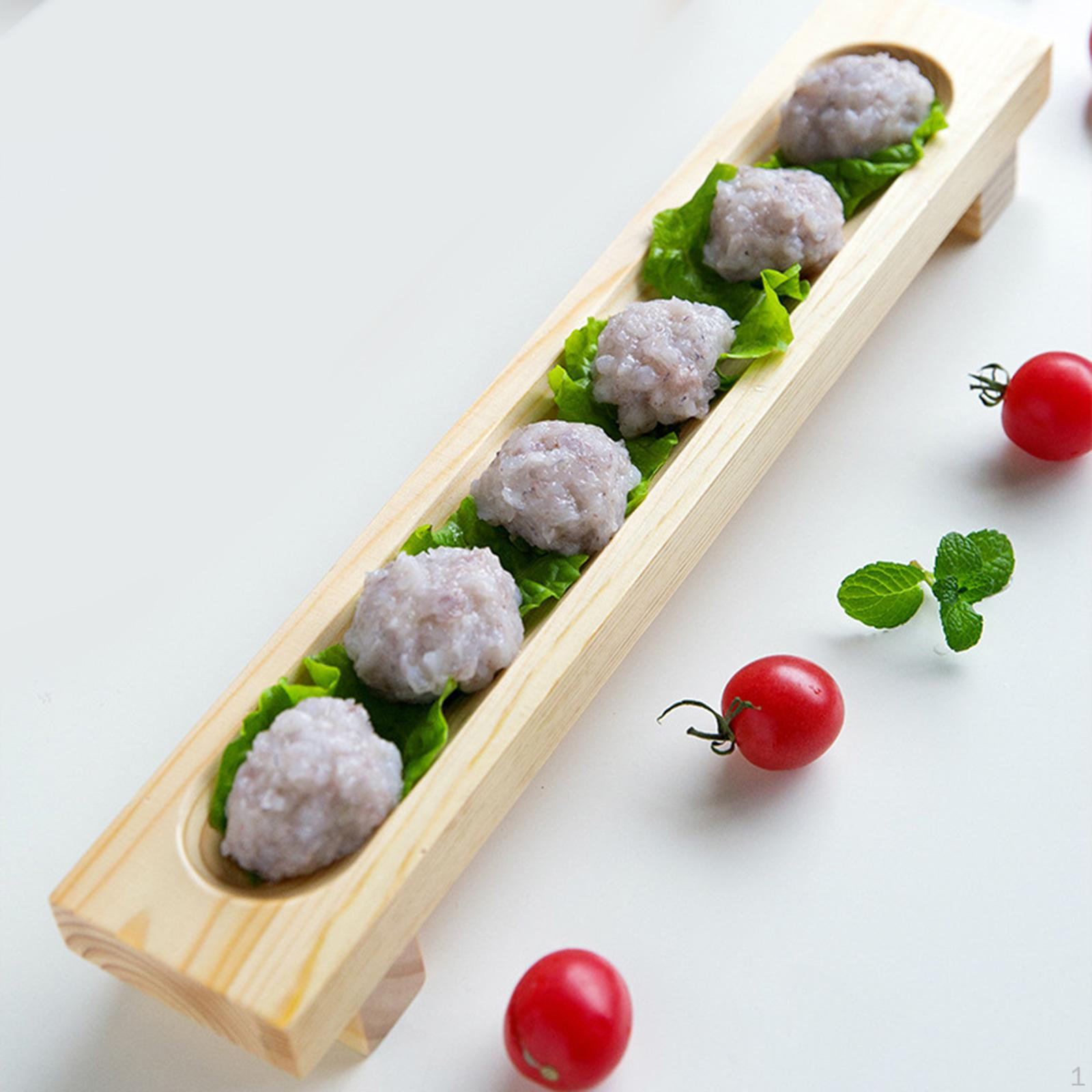 

Сашими Суши Тарелка Сервировка Деревянный Стол Декор Прямоугольник Разделочная Доска Блюдо Еда Блюдо 8cmx35cm