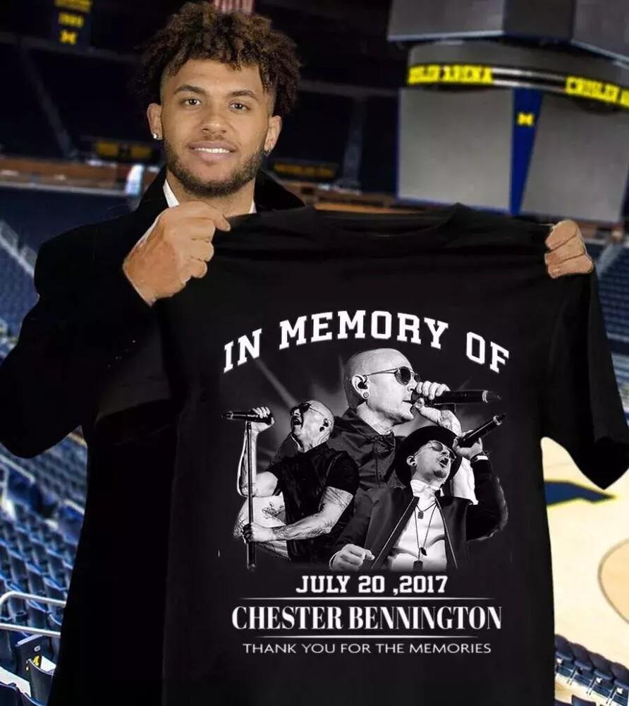 

In My Memories Chester Bennington Shirt Classic Black Unisex S-234XL.webp Unisex T-Shirt XXXL