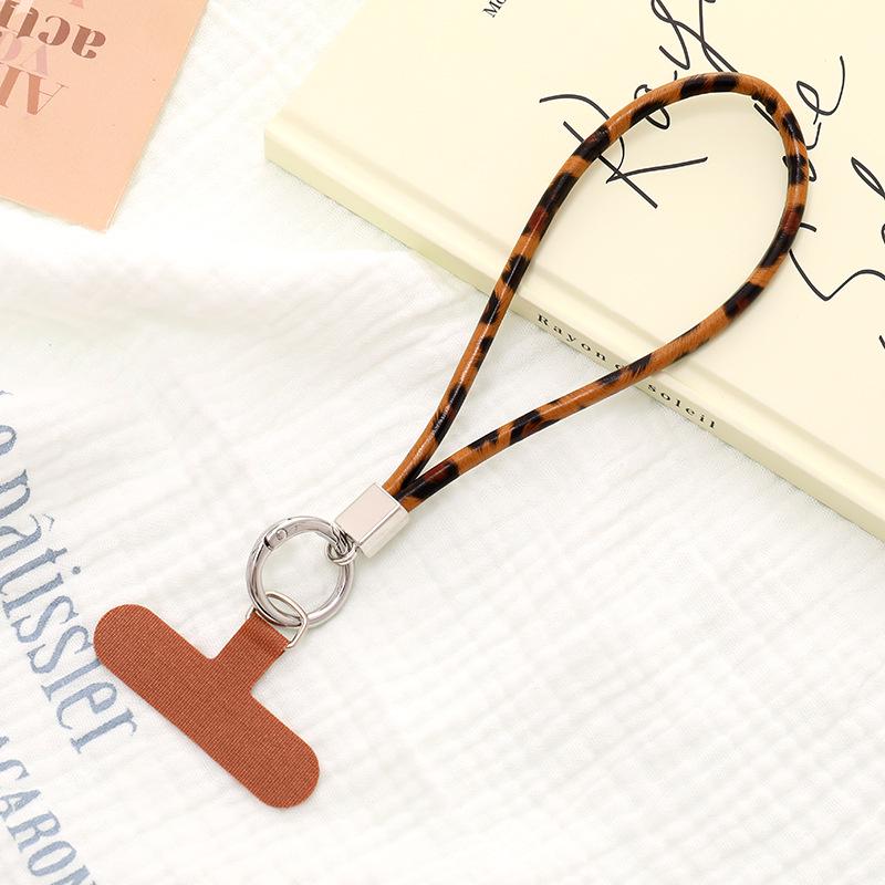 Leopard Print Phone Chain - Versatile Short Lanyard and Crossbody Strap