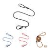 Durable Nylon Dog Leash With Pull-resistant P-chain Perfect For Medium And Small Breeds