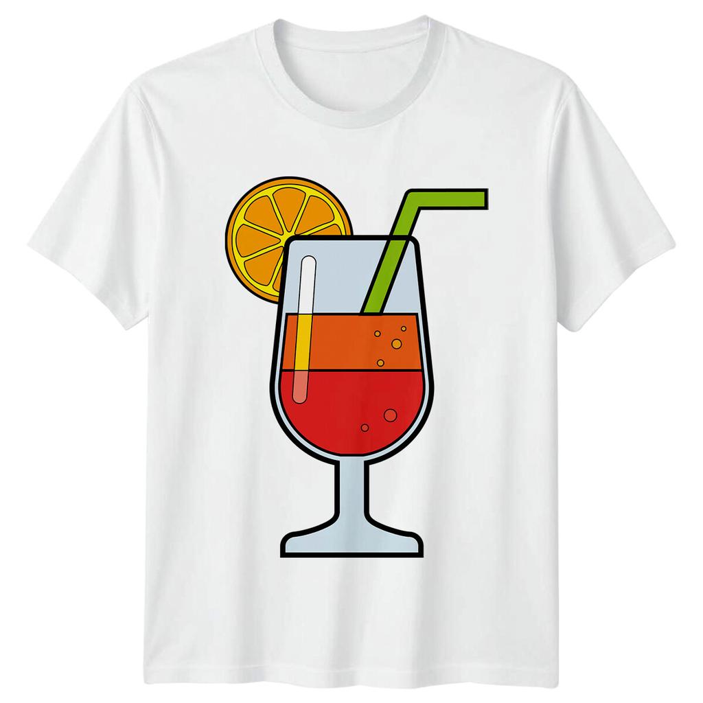 Colorful Cocktail Drinks Food Beverage Unisexs TShirt Unisexs Tee Graphic Unisex