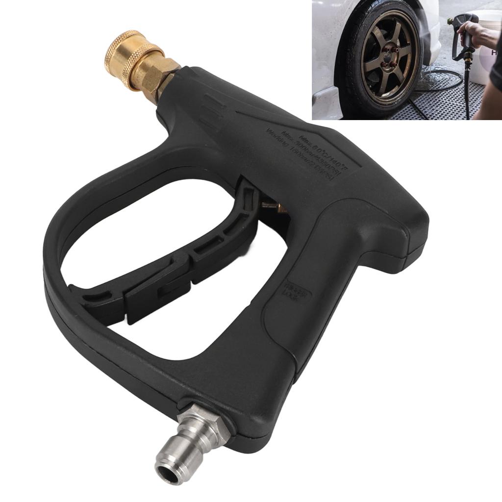 High pressure     grip with 4350psi pure copper coil, quick connector for car cleaning,   nozzle angle, easy to use, suitable for cars