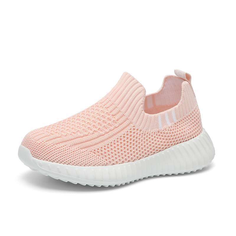 One pedal classmates boys and girls coconut shoes summer mesh breathable primary school students shoes men and women the same trendy shoes women