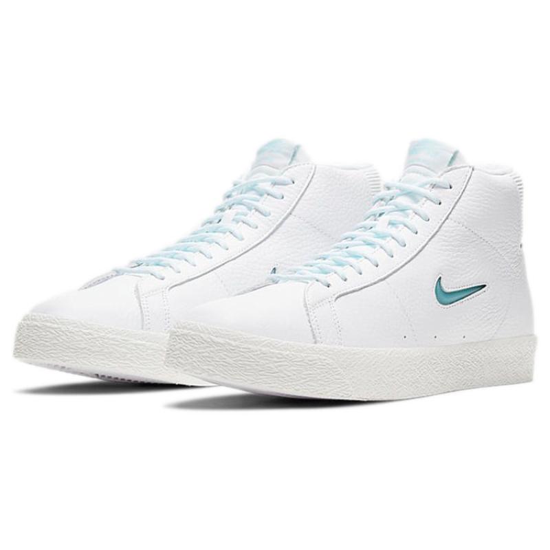 Nike Zoom Blazer Mid Premium Sb 'White Glacier Ice Jewel' Sneakers Casual CU5283-100