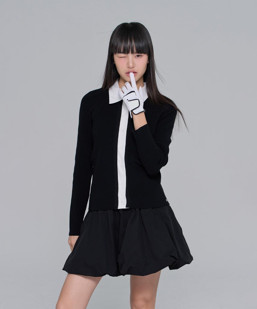 Peulleibu Balloon Skirt W/Inner Pants_Black