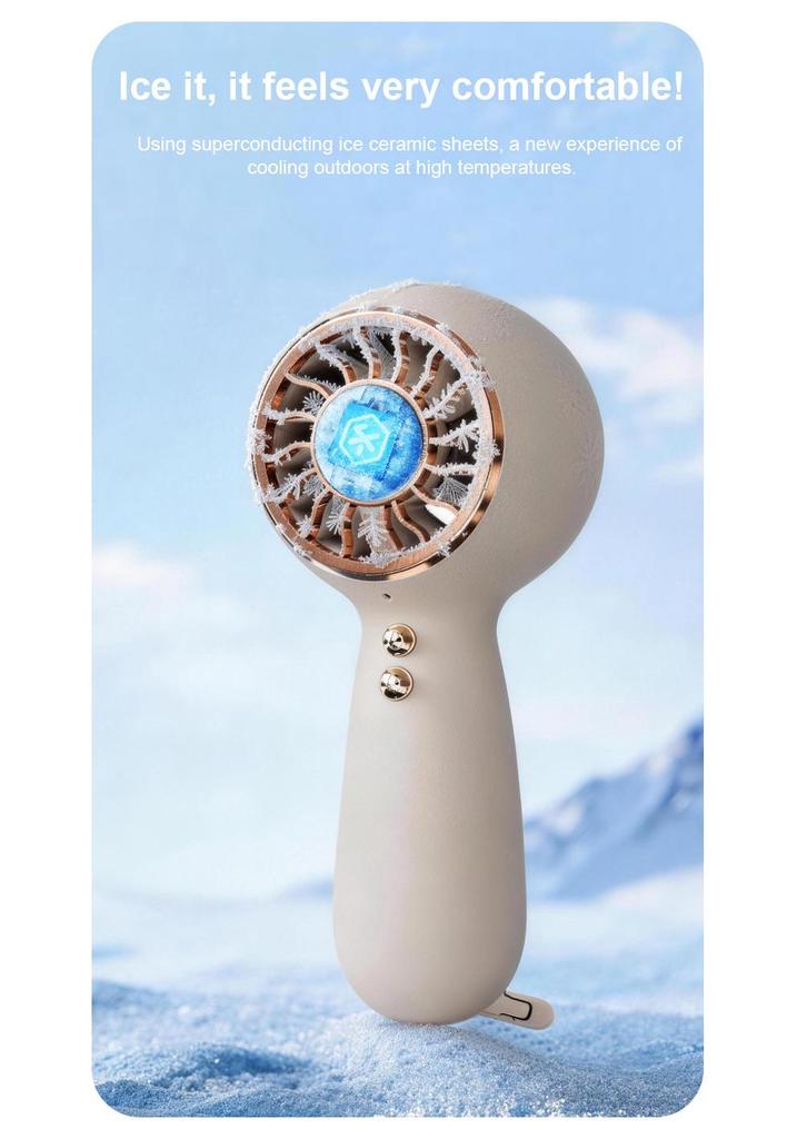 Portable Silent USB Rechargeable Mini Fan with Long Battery Life