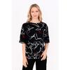 Women's Round Neck Short Sleeved T-Shirt With 3d Fashionable Printing