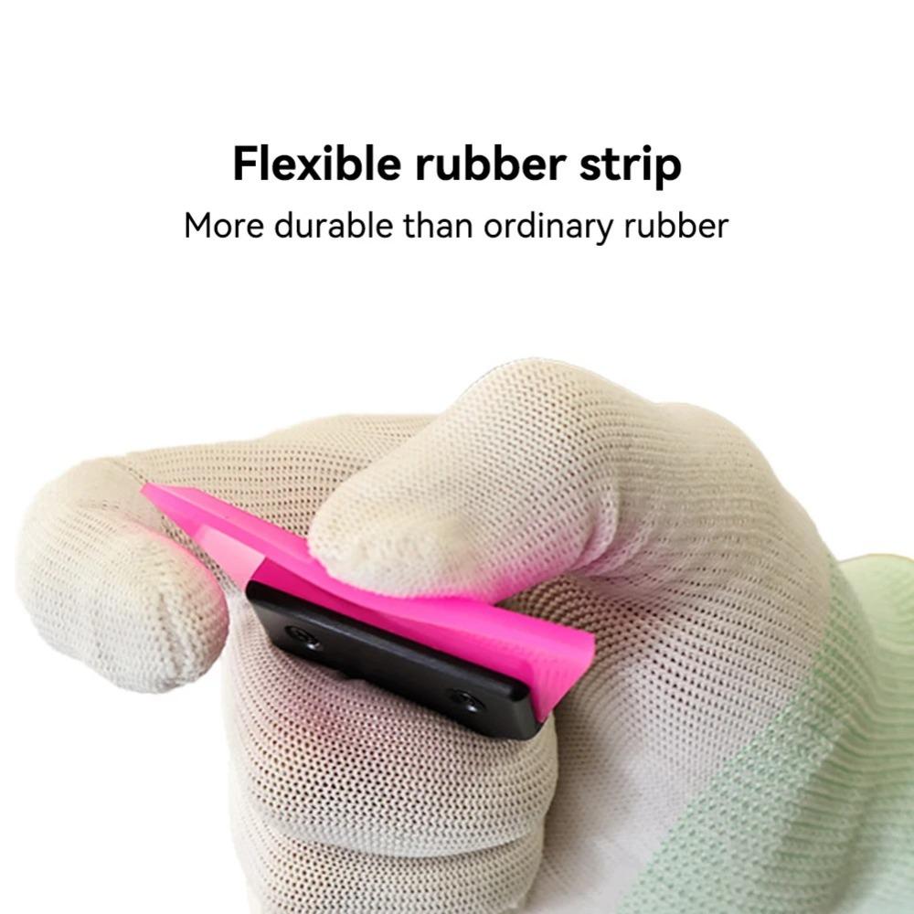 Long Plastic Handle Car Tint Squeegee Anti-Slip Window Cleaning Tool High Quality Rubber Scraper