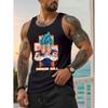 T-shirt d'entraînement sans manches, anti-transpiration, musculation et cyclisme