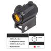 R5 1x20mm 2 MOA Red Dot Sight Reflex Riflescope Hunting Scope With Mount Riser 20mm Rail Co-Witness Holographic AR15