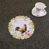 Pattern Easter Party Decor Lace Home Decoration Embroidery Craft Coaster Placemat Cup Pad Doily