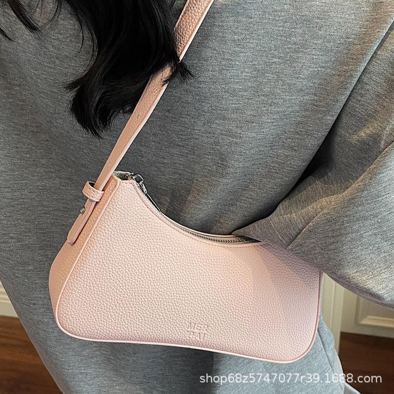Underarm Bag Women's Bag 2025 New Niche Design High Sense Internet Celebrity Foreign Crescent Bag Shoulder Bag