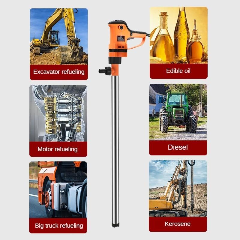 1480W/1980W/2480W/2880W Corrosion-resistant Chemical Liquid Pump Explosion-proof Refueling Pump Portable High Power Electric Oil Pump