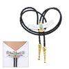 Alloy Bolo Tie for Men Golden Eagle Bolo Tie Necktie Collar Pendants Western Necklace for Teens Cowboy Rodeos Accessory