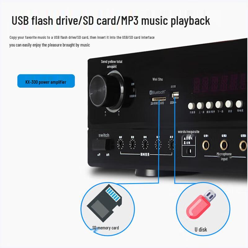 Weishu BM-8 10-inch Wall-Mounted Passive Speaker System
