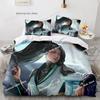 Gaming Valorant Bedding Set Single Twin Full Queen King Size Bed Set Aldult Kid Bedroom Duvetcover Sets 3D Print Anime 034