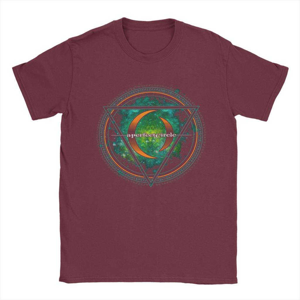 Unisexs TShirt A Perfect Circle Sigil Green Leisure Pure Cotton Tee Shirt Short Sleeve T Shirt Round Collar Clothing New Arrival