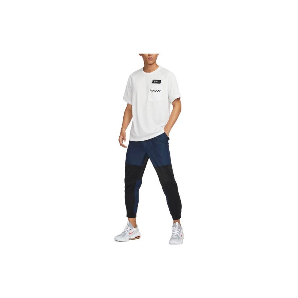Nike Luźne zwężane joggery ze sznurkiem Męskie spodnie Czarny FB8602-010